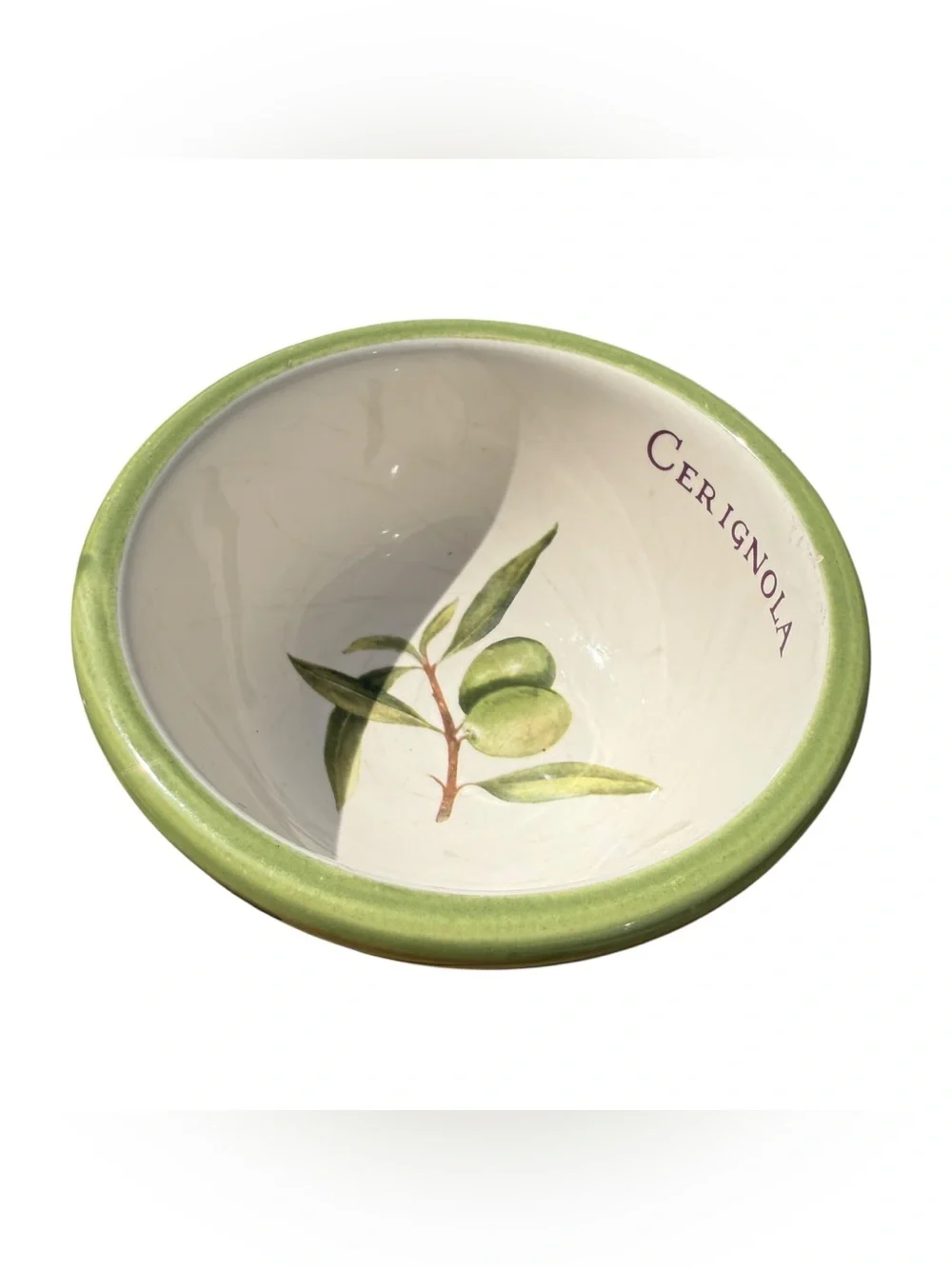Williams Sonoma Olive Grove Set 3 Snack Bowls Portugal Olive Tuscan Decor VTG